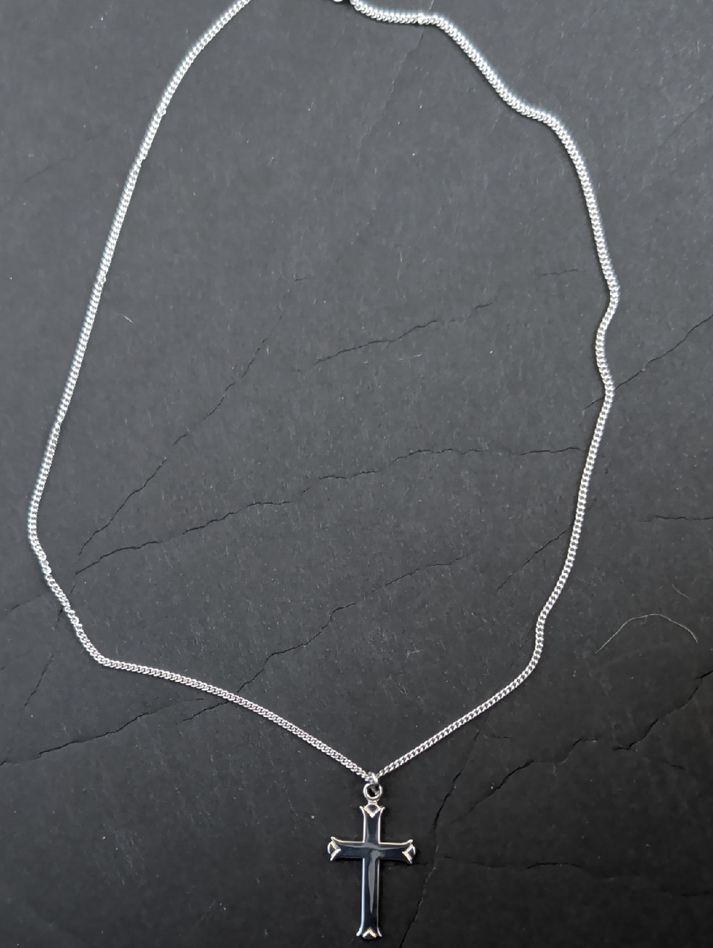 Silver Cross Pendant Necklace for Women - Classic Faith Jewelry